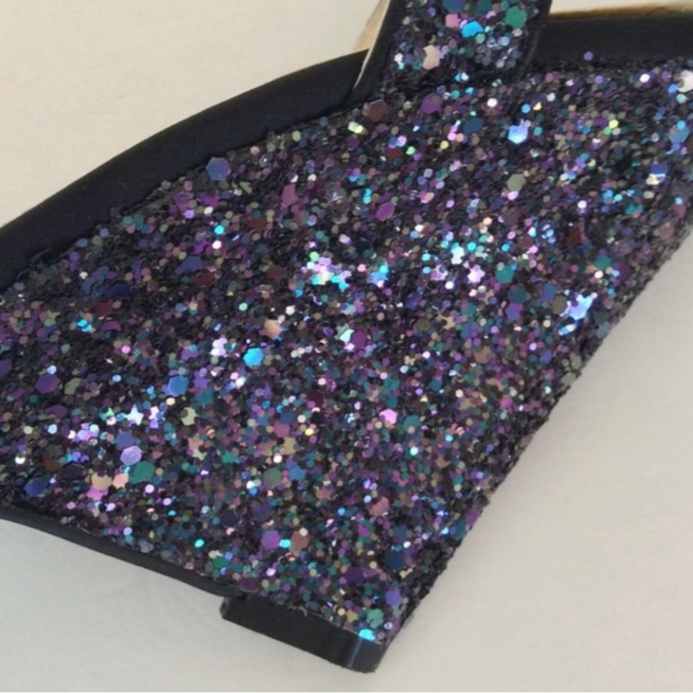 Betsy Johnson Darci Glitter Wedge - Picture 4 of 7